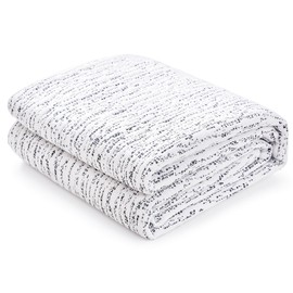 Subrtex Cooling Mattress Topper Cover King Size 4 Inch (Only Cover) Mattress Topper Protector Bedding Removable Encasement with Zipper Closure