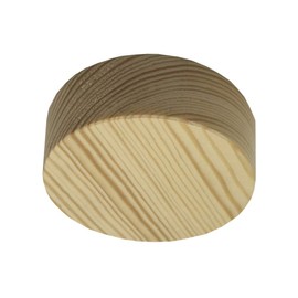 Canopy Distribution Box Pine Wood with Accessories Diameter 85 x 28 mm Pack of 3