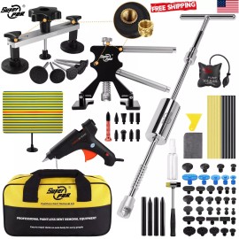 Super PDR 98PCS Car Body Dent Puller Lifter Tools Paintless Hail Remover Repair Kit bag US