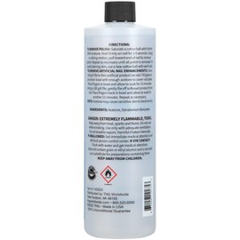 ForPro 100% Pure Acetone, Professional Nail Polish Remover for Natural, Artificial, Acrylic & Sculptured Nails, Removes Gel Polish, Nail Glue, Nail Art & Glitter, 16 fl. oz.