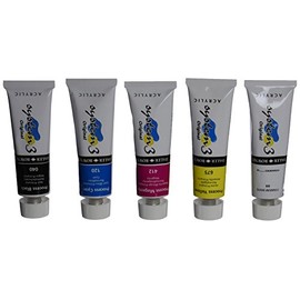 Daler - Rowney System 3 75ml Original Process Paint Tube (Set of 5)