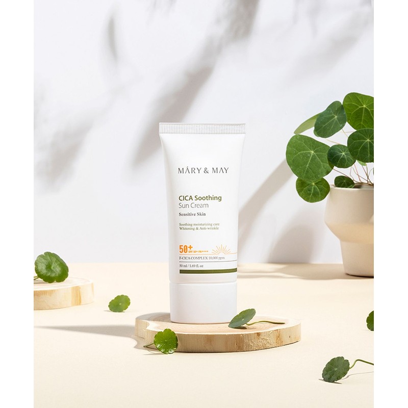 Marienmay Vegan Cica Soothing Sunscreen SPF50+ PA++++ 50ml
