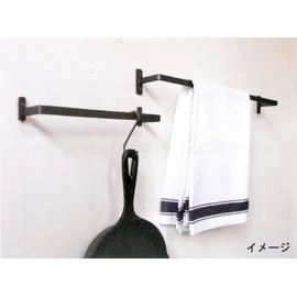 creer 91850002 Iron Towel Hanger 200, Antique Gold, 8.1 inches (20.6 cm)