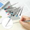 OFFCUP Gel Pen Refill, 20pcs Replaceable Metal Ballpoint Pen Refills,