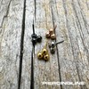 PIERCINGLINE Titanium Labret Attachment with Push Pin 3 Balls without