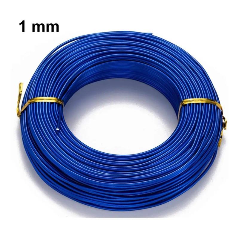Alambre Aluminio Bisuteria 1mm Manualidades 250gr Flexible
