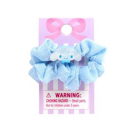 Sanrio 176796 Slim Scrunchie, Cinnamorol, Hair Clip, Hair Accessory, Approx. Width 2.8 x Depth 2.8 x Height 0.6 inches (7 x 7 x 1.5 cm), Polyester