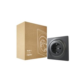FIBARO Walli Outlet N F FGWSONF-011-8 High Quality Flush-Mounted Box Type F Anthracite