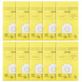 10 Pack 50403 Vacuum Bags Compatible with Kenmore Canister Type C/Q 5055, 50555, 50557, 50558 and Type C-5, C-18, 53292, 200 Series, 400 Series, 600 Series, 700 Series, 800 Series Vacuum Dust bag