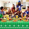 WNINK WNINK Football Tablecloth Party Decorations, 2 Pack Plastic Football