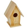 Glorex FSC Pine Wood Natural Bird House, 19 x 14.5