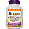 Webber Naturals Vitamin D3 1,000 IU, 500 Tablets, For Healthy