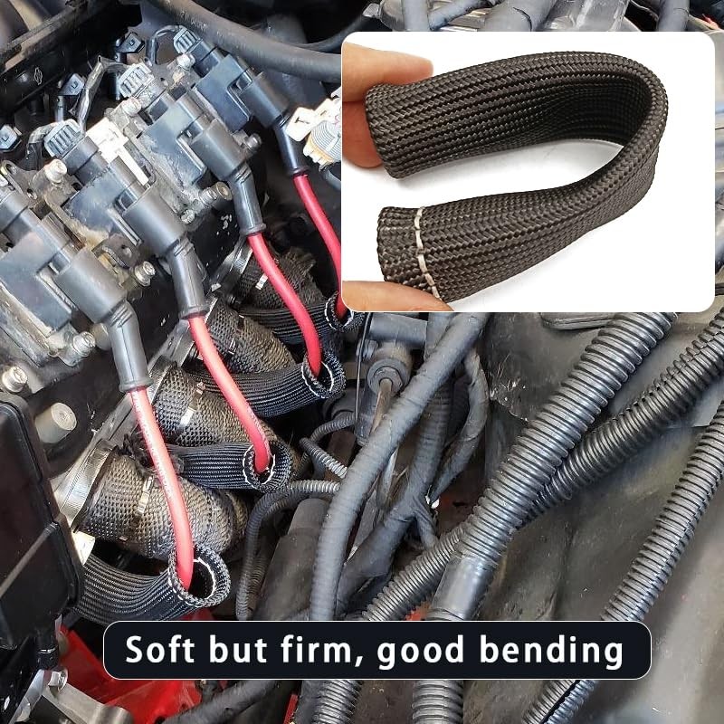 8PCS 1200 Degree Spark Plug Heat Shield Cover, Protection Insulator