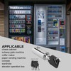 Vending Machine Lock Keyed, Zinc Alloy Chrome Vending Machine Single