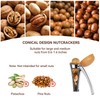 Nut Cracker, Heavy Duty Nutcracker with Splash-Proof Lid, Walnut Cracker