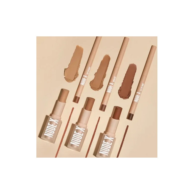 Set 6 Pz Labiales Mate Lip Liners Nude X Beauty