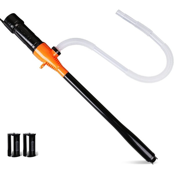 HORUSDY Battery Portable Battery Operated Gas & Water Pump, Powered