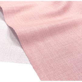 A-Express Soft Plain Linen Look Fabric Curtains Bag Designer Clothing Material Dressmaking Upholstery 145cm Wide - 1 Metre 100cm x 145cm Pink