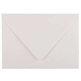 JAM PAPER A7 Invitation Envelopes with Euro Flap - 5 1/4 x 7 1/4 - White - 250/Pack
