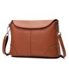 Genuine Leather Crossbody Bags for Women Medium Shoulder Purses Clutch