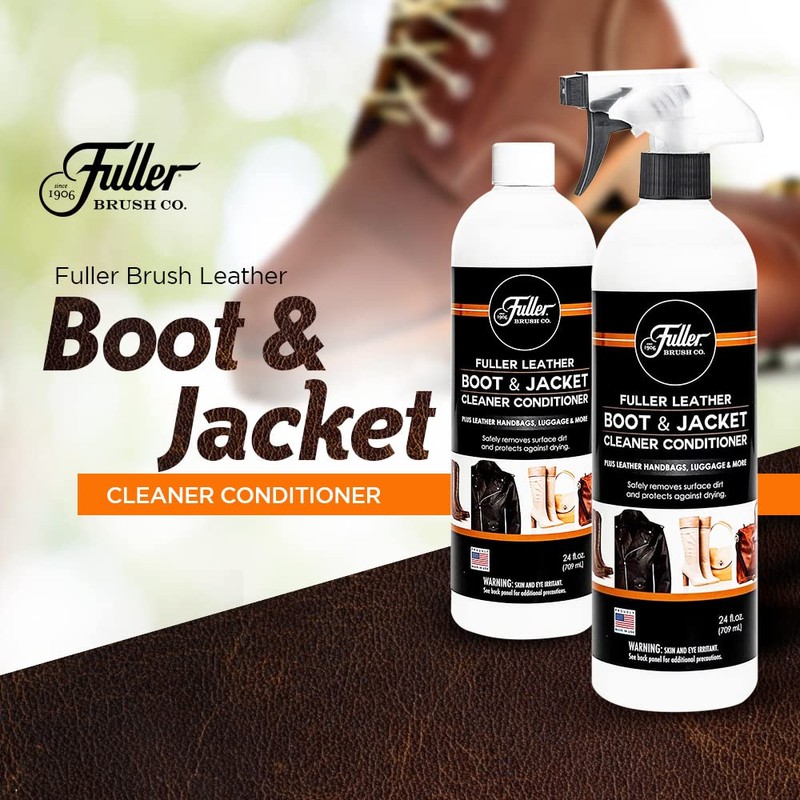 Fuller Brush Leather Boot and Jacket Cleaner Conditioner - Natural