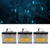 3Pcs Lipo Battery Safe Bag Fireproof Explosionproof Large Capacity Storage