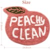 SingleWave Peach Bathroom Rug