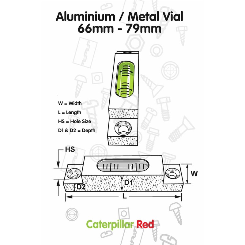 Metal Precision Level, Glass Vial, Spirit Bubble Level, Accurate, Green,