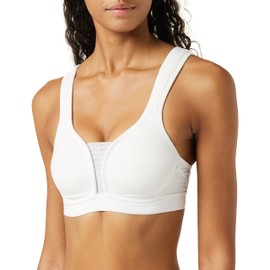Odlo Womens Padded High Sport Bra, White, 38DD EU