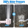 High Pressure Shower Head with Handheld, with Pause Switch 4