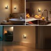 Briignite Night Light Socket with Twilight Sensor, LED Night Light