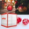 Vinsani 64 Bauble Xmas Christmas Tree Decorations Storage Box with