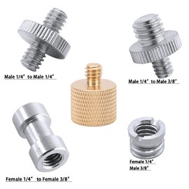 Namvo 26 pieces Camera Screw Adapter 1/4 Inch and 3/8 Inch Converter Tripod Thread Adapter Screw Tripod Thread adapter for Camera Tripod Monopod Light Stand