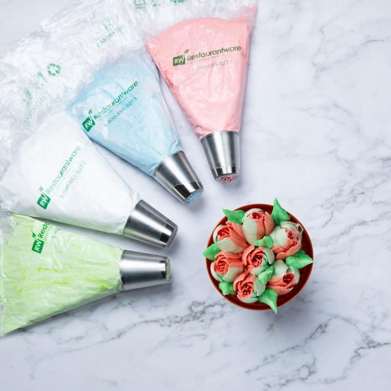 Pastry Tek Stainless Steel #1 Russian Piping Tip - 1