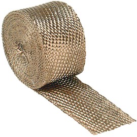 Design Engineering - Funda térmica para tubo de escape de titanio con tecnología LR, Titanio, 2" x 15' Roll