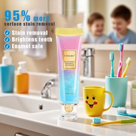 Probiotic Whitening Toothpaste Nicotinamide, Free of Fluoride, Anti plaque  Oral Health Management Teeth Whitening Solution Quickly Purify The Oral Cavity,Best Gifts