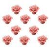 Medigy Rose Ceramic Knob Dresser Cupboard Drawer Handles 10 Pack,