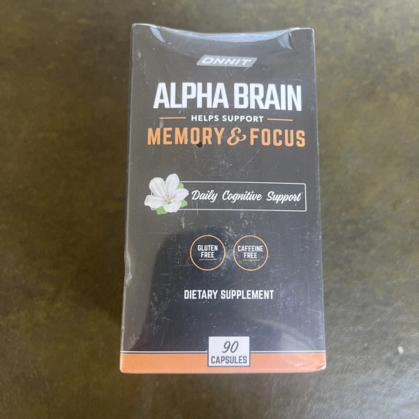 Onnit Labs Alpha Brain Memory & Focus Dietary Supplements- 90