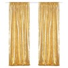 Poise3EHome Gold Sequin Backdrop Curtains, 2 Panels Gold Sequin Backdrop,