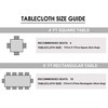 Table Cloth Tablecloths Square and Rectangular Premium Fabric Tablecloth, Waterproof