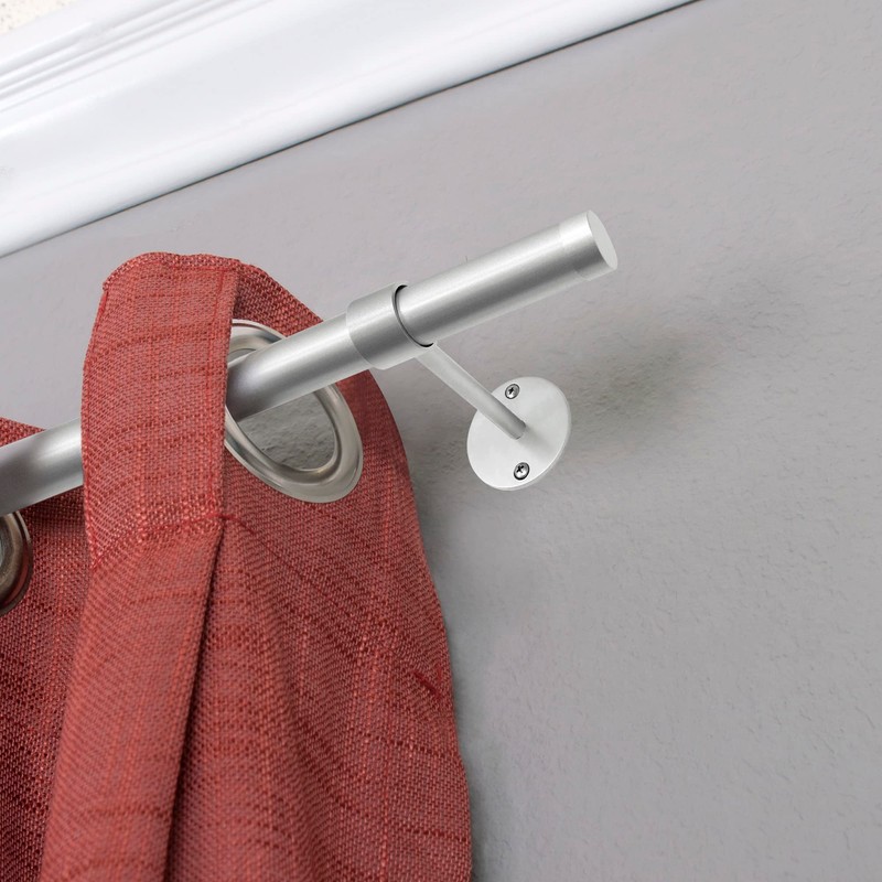 Fairmount 1" Cap Rod Set 18-36" Silver