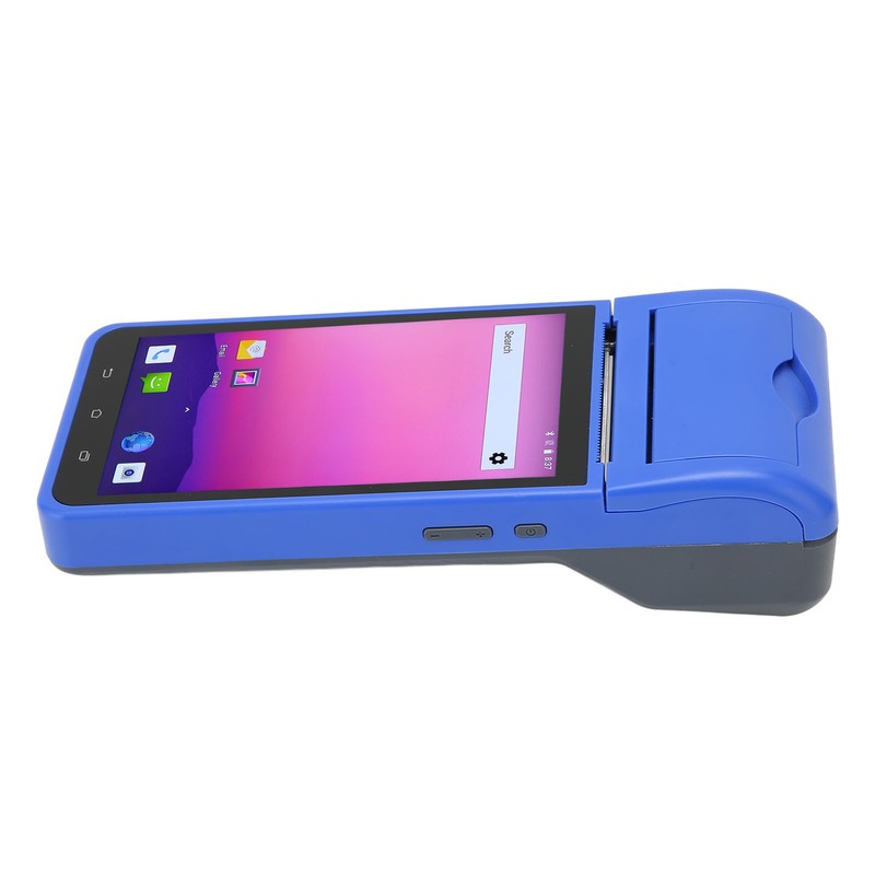 Handheld POS Machine 1280 X 720 HD Screen Thermal Printing