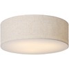 CALOKES 18-Inch Large Flush Mount Ceiling Light Fixture with Fabric