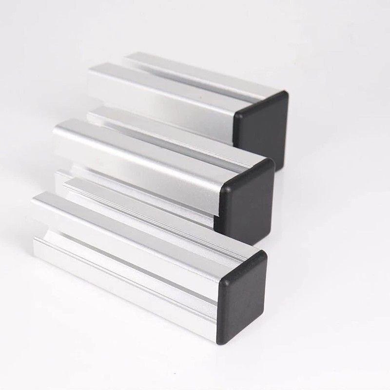 Weenwill Aluminium Profile Cover,12 Pcs Plastic End Caps Fasteners for