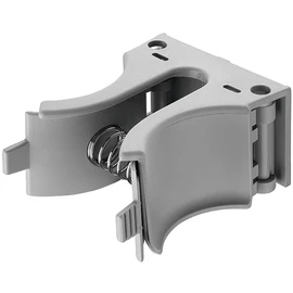 Gedotec Boot Holder Wall Shoe Holder for Screwing | Boot Stretcher Plastic Silver Matt | Wall Hanger for Boots, Shoes | 1 Piece Boot Clip Coat Rack Including Mounting Material, Plastic silver matt
