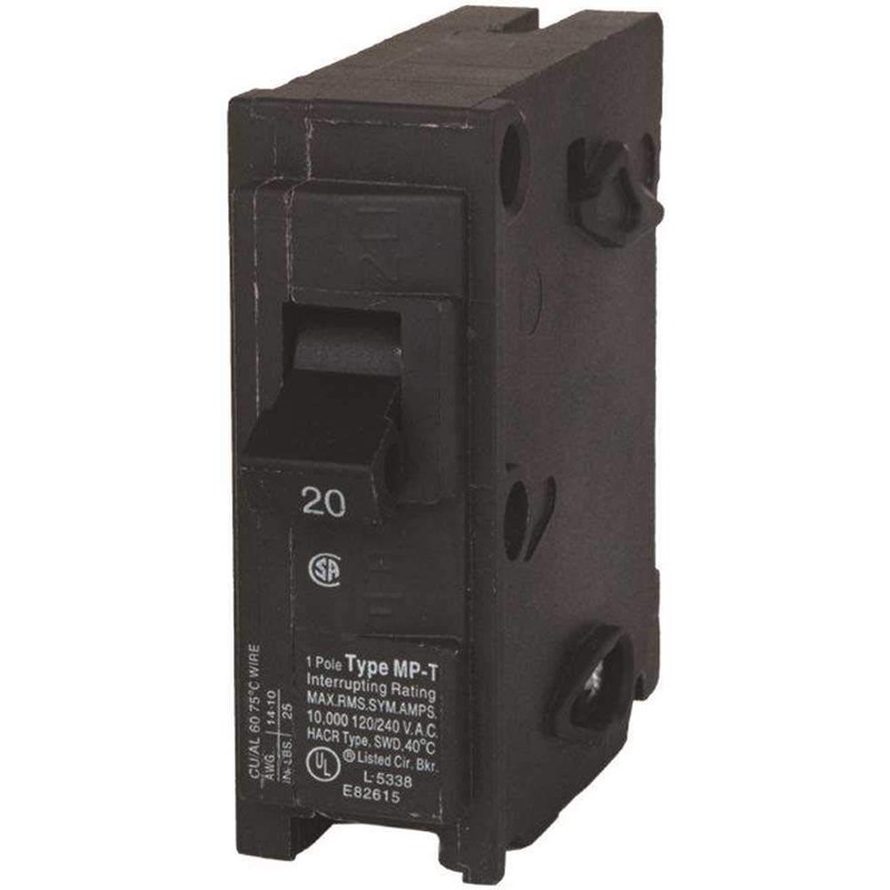 MURRAY MP120 20-Amp Single Pole Type MP-T Circuit Breaker