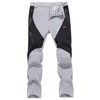 TACVASEN Men's Pants-Waterproof Windproof Hiking Skiing Soft Shell Pants, LGrey
