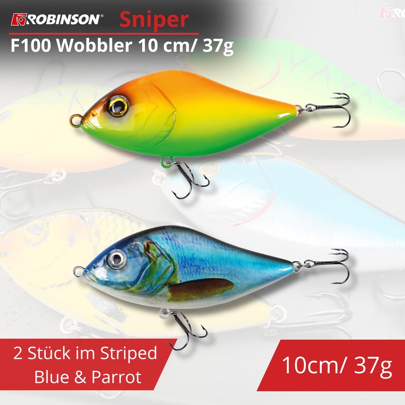 Robinson Fishing Lure for Large Predatory Fish - Jerkbait Wobbler,
