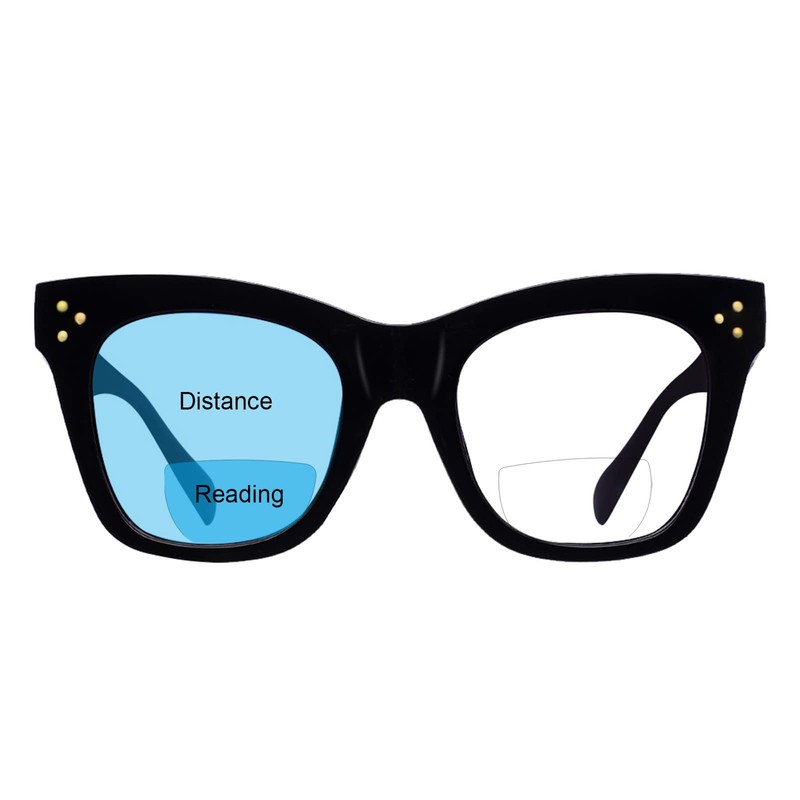 OCCI CHIARI Bifocal Reading Glasses 1.75 Womens Trendy Blue Light
