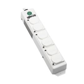 Tripp Lite Safe-IT 6-Outlet Medical Grade Power Strip for Patient Care Vicinity, 15ft Cord, UL 2930 and NFPA 99 Certified, Outlet Safety Covers, Dual Grounding, (PS-615-HGDG)